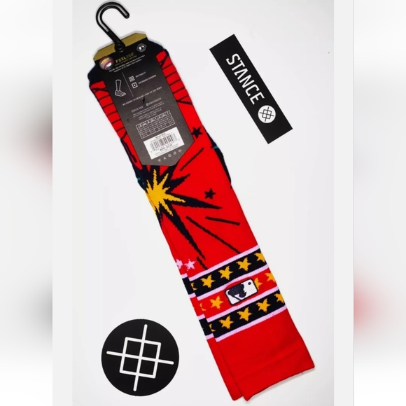 NWT Men's MLB 4th of July Boom OTC 2022 Socks - Picture 5 of 7